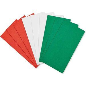 Bulk Red, Green and White Tissue Paper (125-Sheets)
